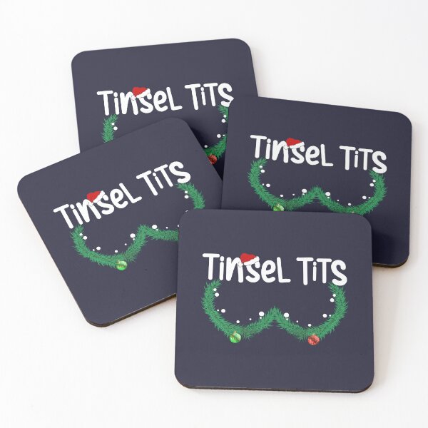 Item preview, Jingle Balls Tinsel Tits Christmas Couple designed and sold by swearnoodles.