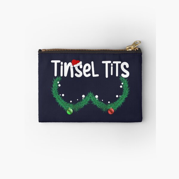 Item preview, Jingle Balls Tinsel Tits Christmas Couple designed and sold by swearnoodles.