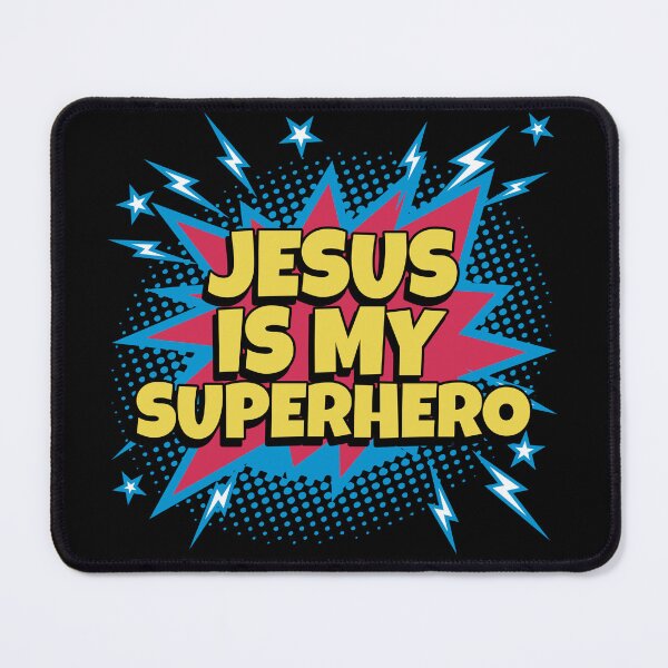 Item preview, JESUS IS MY SUPERHERO - COOL CHRISTIAN designed and sold by macfriends.