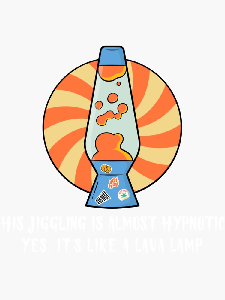 "His jiggling is almost hypnotic" Sticker for Sale by ShopObscurezs