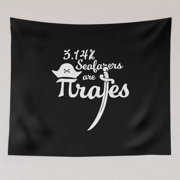 Item preview, Funny Pi Joke Seafarers are Pirates designed and sold by AndrewStep.