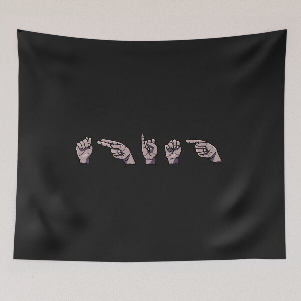 Item preview, 'Thing' - in ASL - Wednesday designed and sold by gaslight-n.