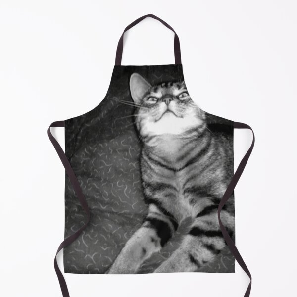 Item preview, tabby cat black and white designed and sold by Francespoppy.