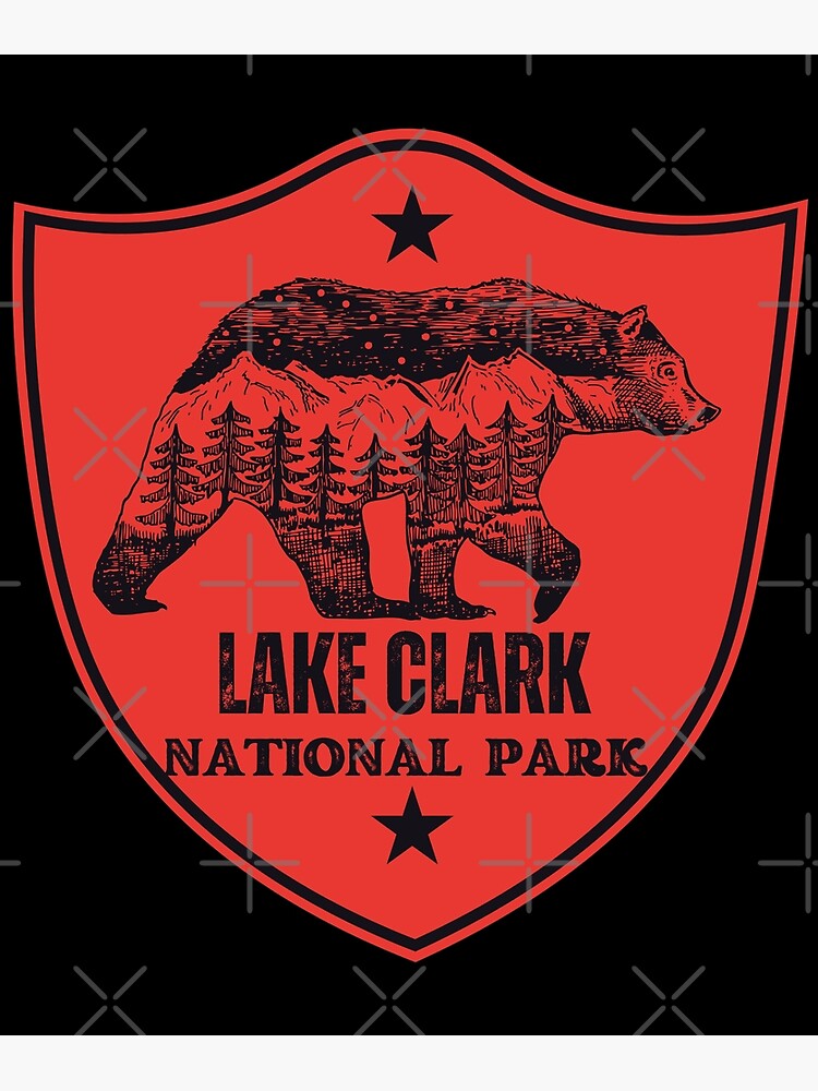 "Lake Clark National Park" Poster for Sale by retrotravelart Redbubble