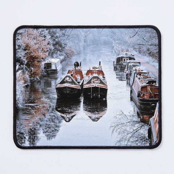 Item preview, The Grand Union Canal, Rickmansworth, an icy day designed and sold by jonfun1.