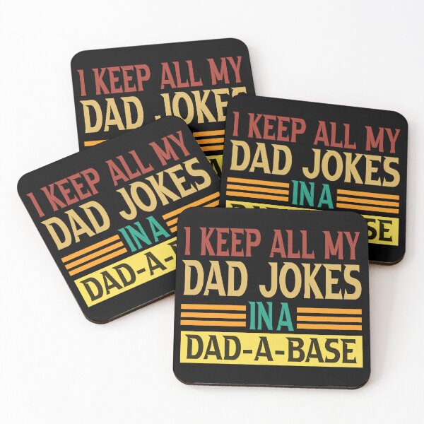 Item preview, i keep all my dad jokes in a dad-a-base with colors- vintage funny design designed and sold by hamzablk.