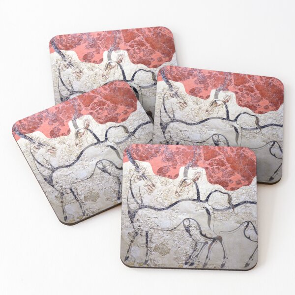 Item preview, Antilopes. Minoan fresco from Akrotiri (Thera) designed and sold by likiska.