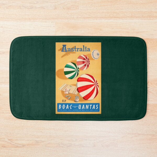 Item preview, 1950s Australia Sunshine And Surf BOAC Qantas Advertising        designed and sold by grainnekerenza.