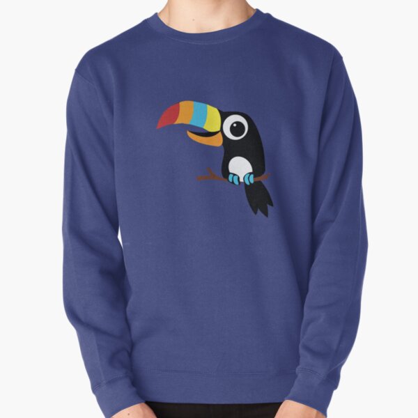 Toucan Cartoon - Bright Fun Colours Pullover Sweatshirt