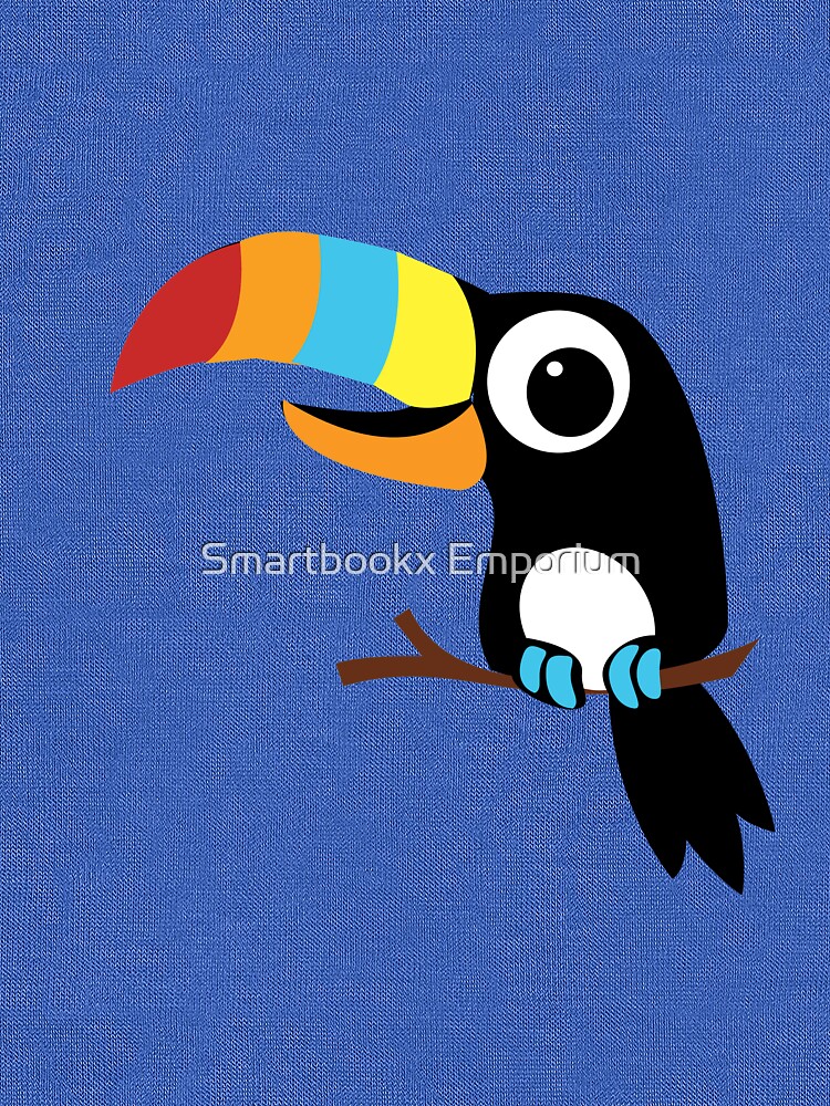 Toucan Cartoon - Bright Fun Colours by FionaHolt