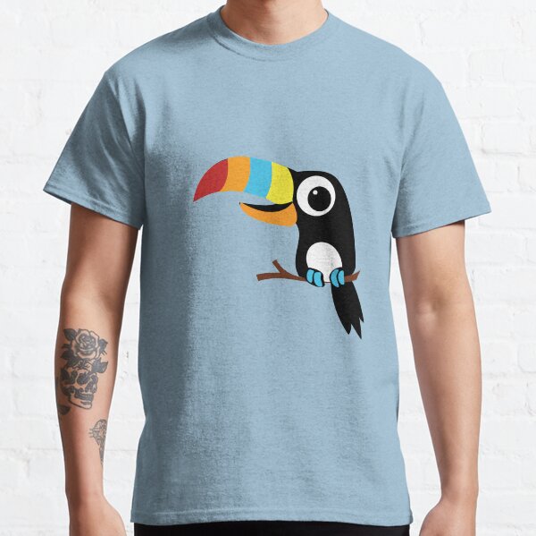 Toucan Cartoon - Bright Fun Colours Classic T-Shirt