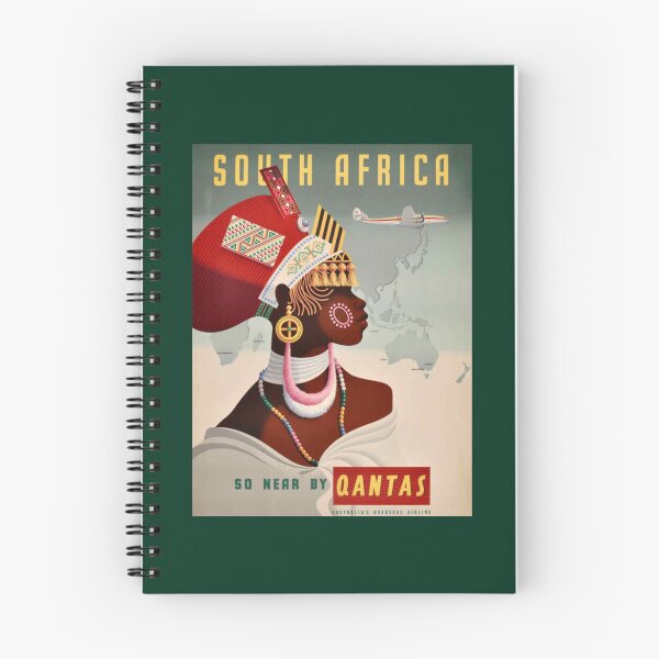 Item preview, 1950s Qantas to South Africa      designed and sold by grainnekerenza.