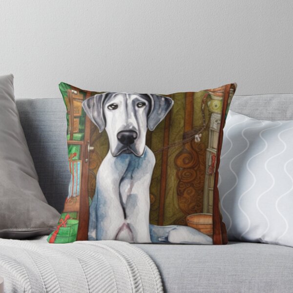 Item preview, Great Dane Dog Christmas Celebration 5 designed and sold by AnadAA.