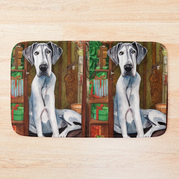 Item preview, Great Dane Dog Christmas Celebration 5 designed and sold by AnadAA.