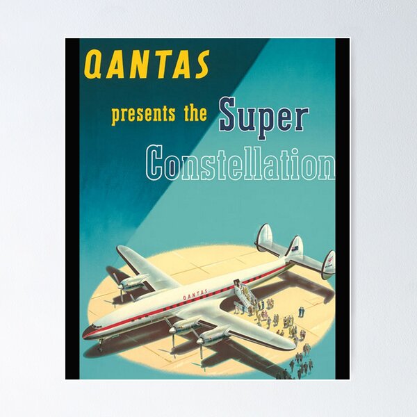 Item preview, 1951 Qantas Constellation          designed and sold by grainnekerenza.