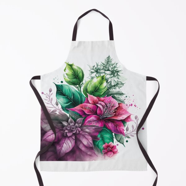 Item preview, Watercolor christmas flowers designed and sold by DejaReve.