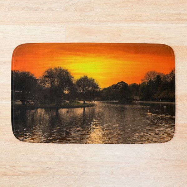 Item preview, Helston Cornwall,sunset at the lake designed and sold by kathleenjean.