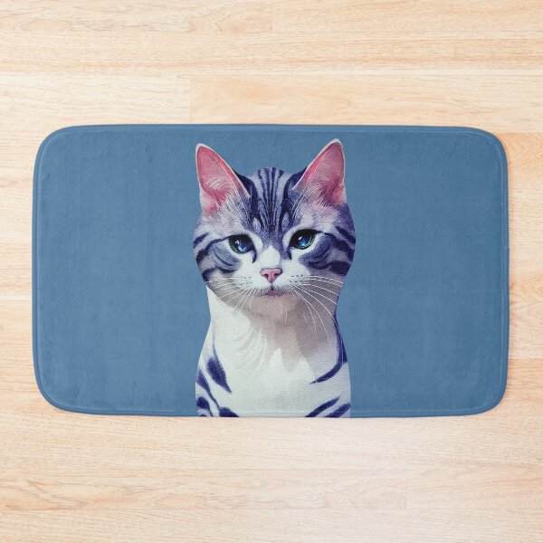 Item preview, Cool portrait of cute striped cat designed and sold by AppleElf.