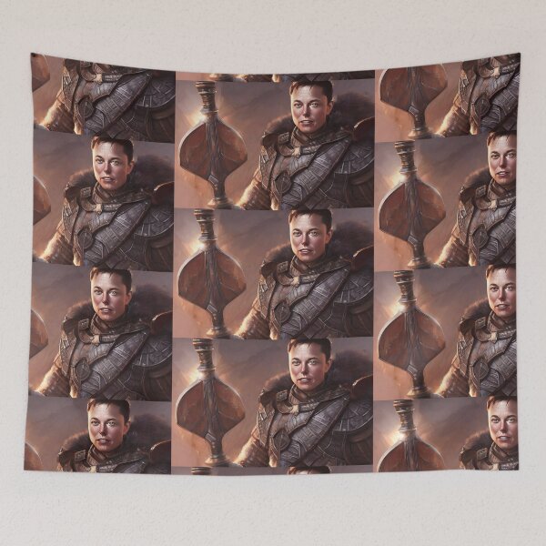 Item preview, Elon Musk RPG Warrior designed and sold by StickerBird.