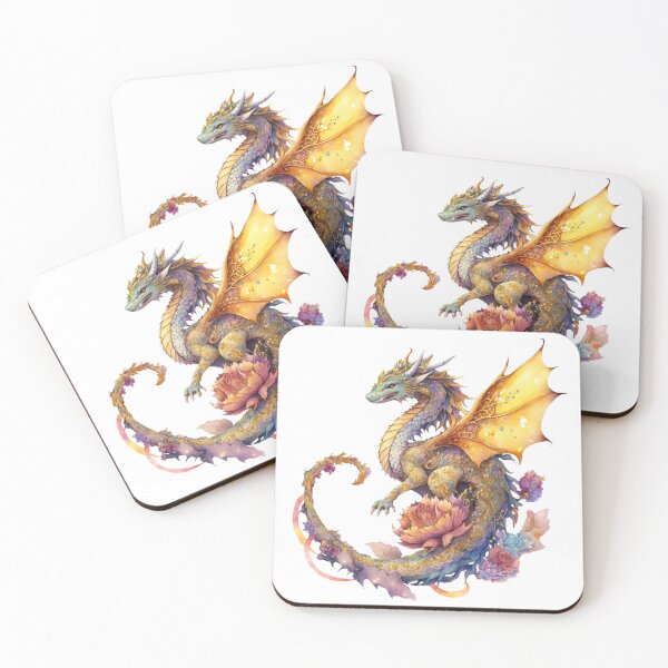 Item preview, golden dragon designed and sold by MckennaiiShop.