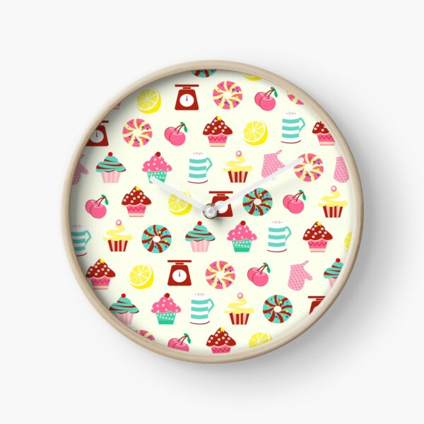 Cupcake Design Clock