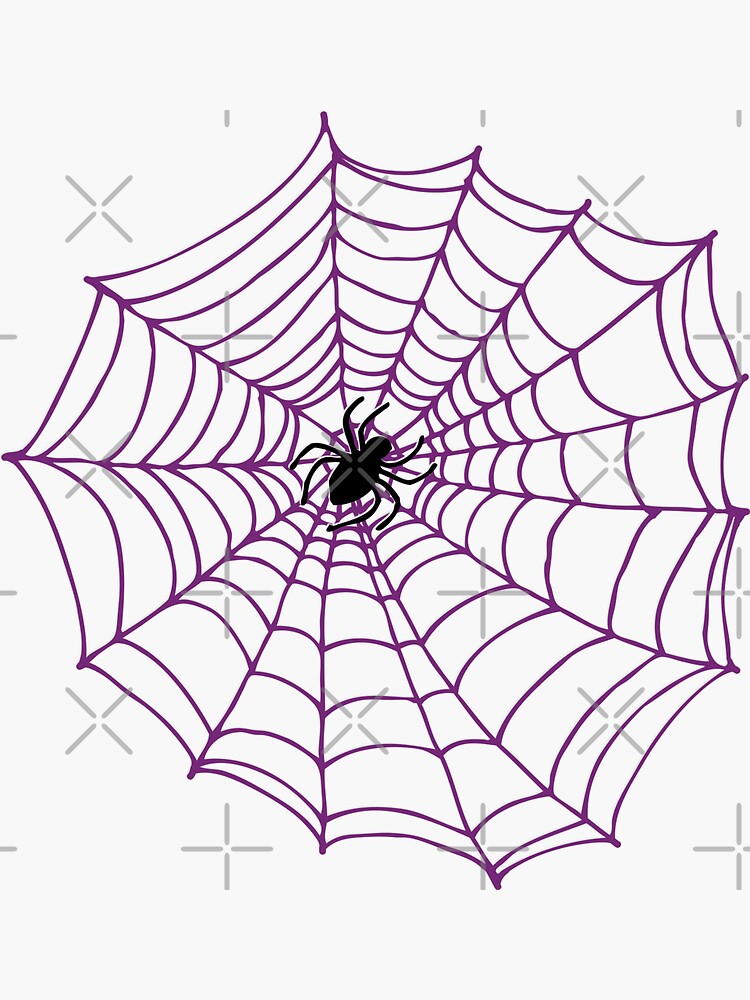 Spider web pattern - white on black by Cecca Designs by Cecca-Designs