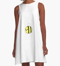 Smiling Bumble Bee A-Line Dress