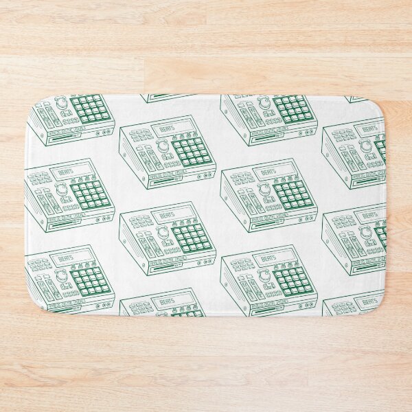 Item preview, Hip Hop Sampler Retro Graphic (Cadmium Green Lines) Analog / Music designed and sold by analogdigitalvz.