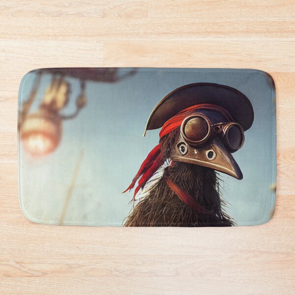 Item preview, Cyberpunk Pirate Emu designed and sold by MimozaStudio.
