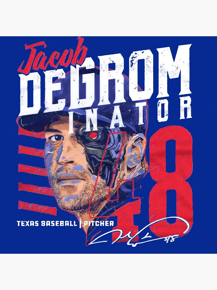 Jacob deGrom #48 Jersey Number Poster for Sale by StickBall