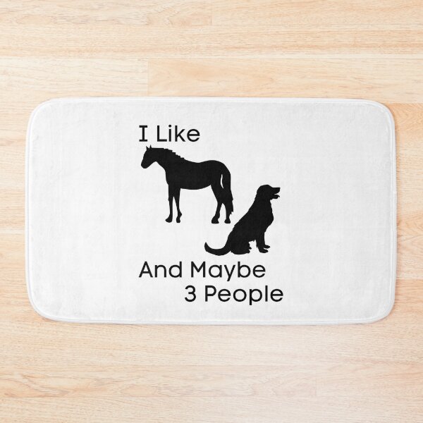 Item preview, I Like Horses Doges And Maybe 3 People  designed and sold by Simo0455.