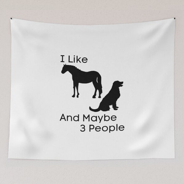 Item preview, I Like Horses Doges And Maybe 3 People  designed and sold by Simo0455.