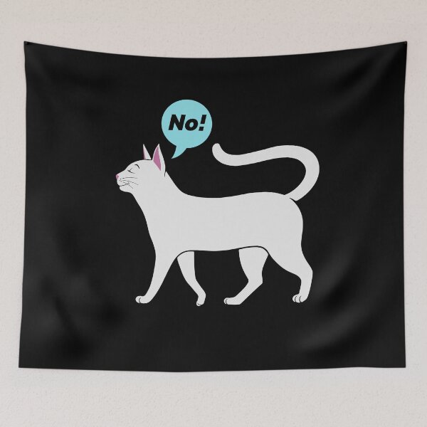 Item preview, Stubborn Cat No Quote designed and sold by Zagach Letters.