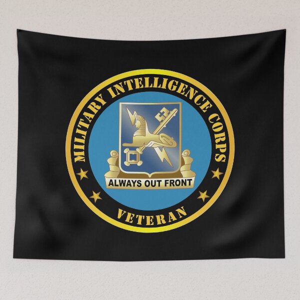 Item preview, Army - Military Intelligence Corps Veteran designed and sold by Military Insignia Products.