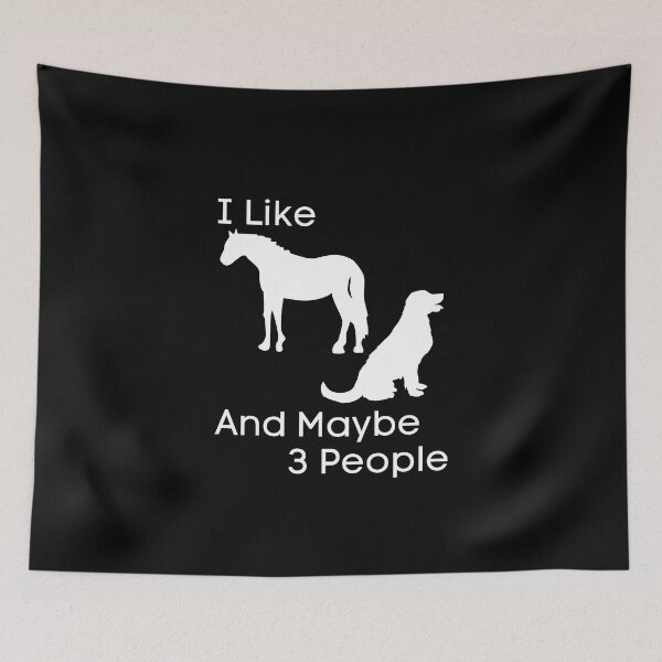 Item preview, I Like Horses Doges And Maybe 3 People  designed and sold by Simo0455.