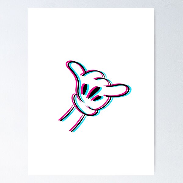 Item preview, 3d glitch hand designed and sold by FrenchDoodle.