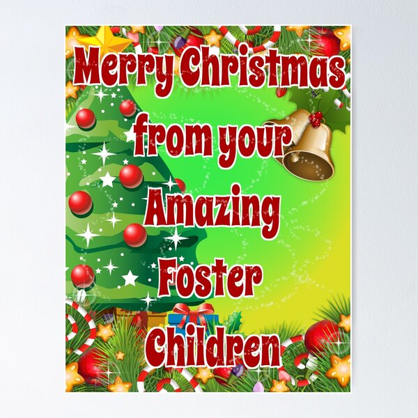Item preview, Merry Christmas Foster Parents  designed and sold by loganferret.