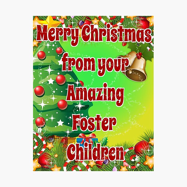 Item preview, Merry Christmas Foster Parents  designed and sold by loganferret.