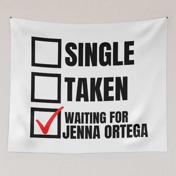 Item preview, Relationship Status - Waiting for Jenna Ortega designed and sold by humnoo.