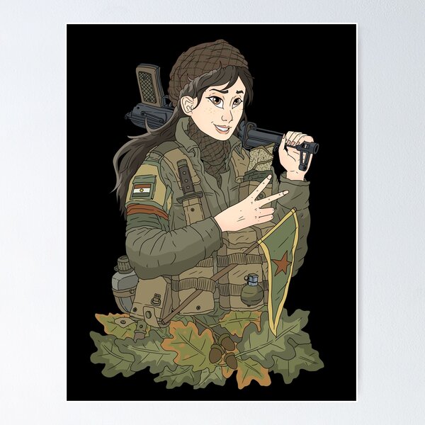 Item preview, Kurdish fighter girl. designed and sold by JJadx.