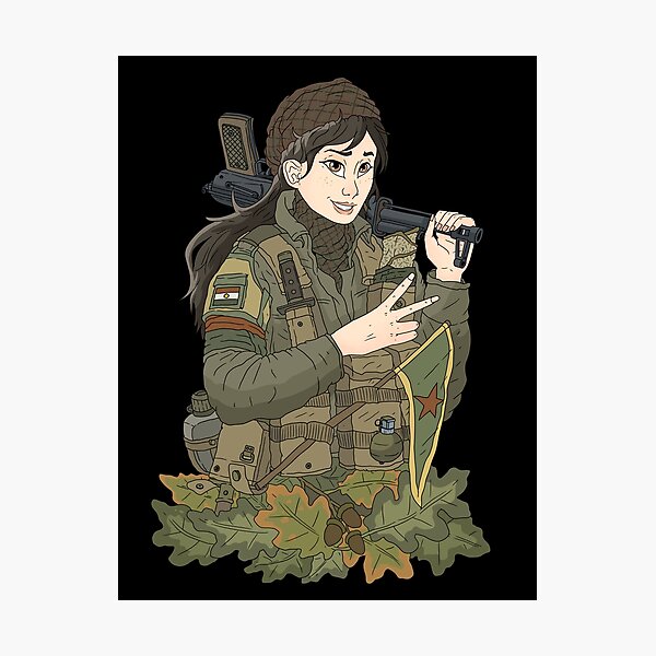 Item preview, Kurdish fighter girl. designed and sold by JJadx.
