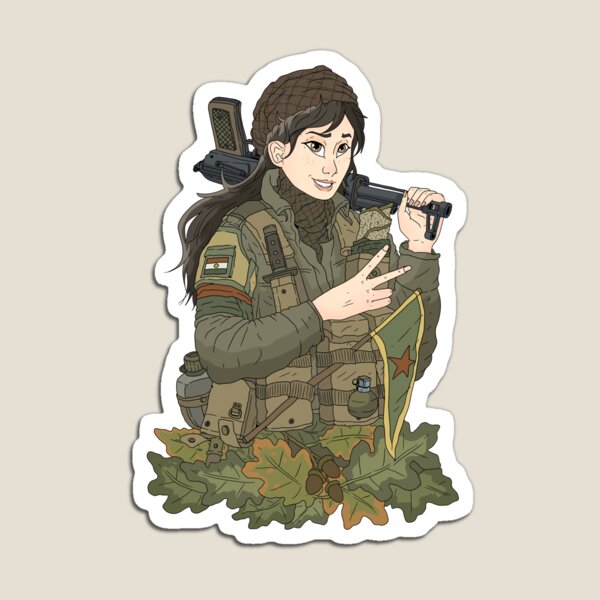 Item preview, Kurdish fighter girl. designed and sold by JJadx.