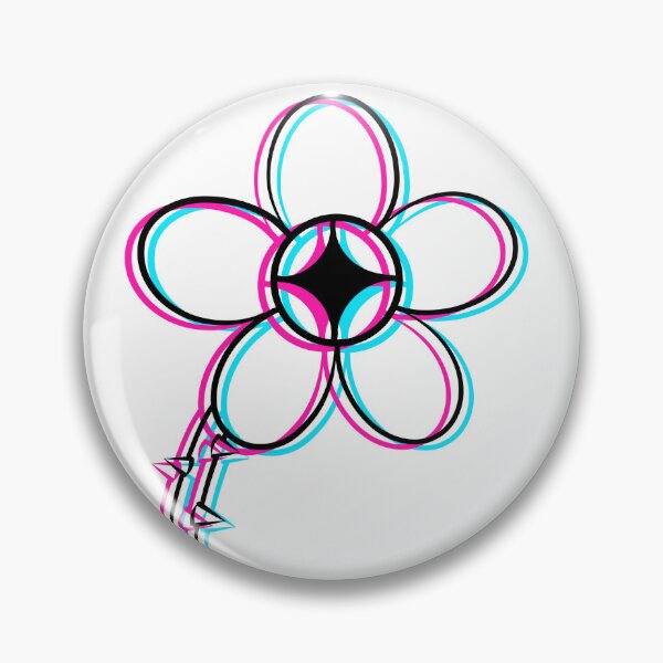 Item preview, 3d glitch flower designed and sold by FrenchDoodle.
