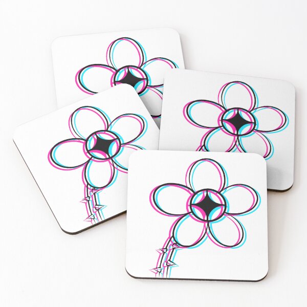 Item preview, 3d glitch flower designed and sold by FrenchDoodle.