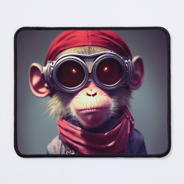Item preview, Macaque Pirate Cyberpunk Character designed and sold by MimozaStudio.