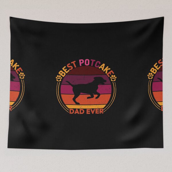 Item preview, Best Potcake Dad Ever for Dog Lover Dad Mom designed and sold by EsraaBaniOdeh.