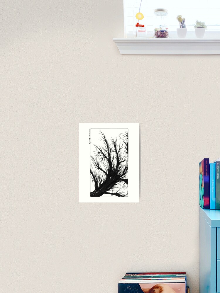 Thumbnail 1 of 3, Art Print, Forlorn, Ink Drawing designed and sold by Danielle Scott.