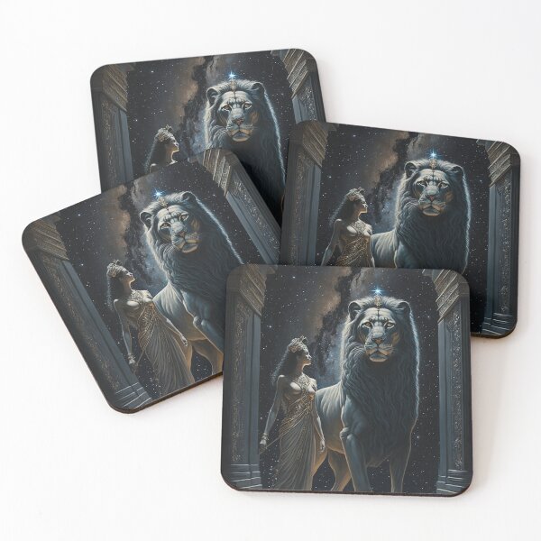 Item preview, Beautiful goddess standing Lion's gate designed and sold by ladarkepoque.