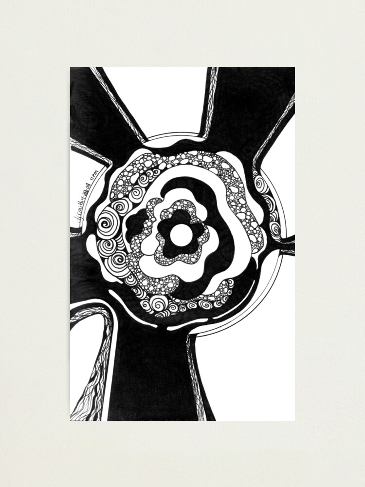 Thumbnail 2 of 3, Photographic Print, Amplify, Ink Drawing designed and sold by Danielle Scott.