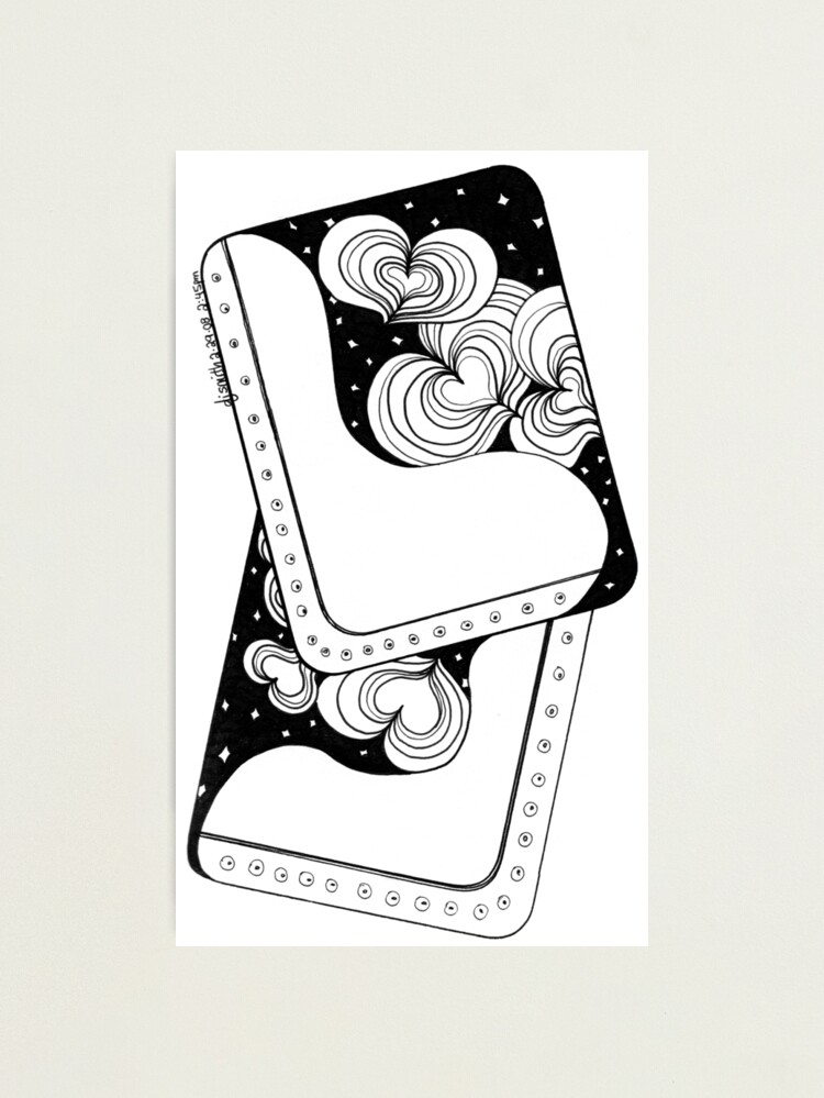 Alternate view of Full Deck, Ink Drawing Photographic Print